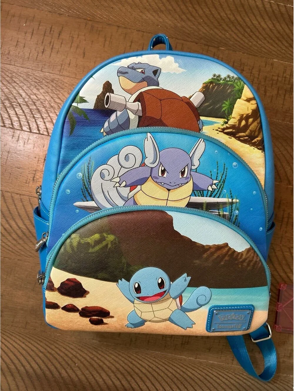Pokemon Squirtle Wartortle Blastoise Mini Backpack Loungefly Blue Bag